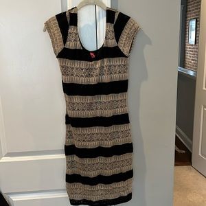 Fitted Mini Dress in Lacy Design